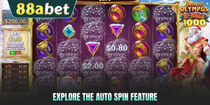 Explore the auto spin feature