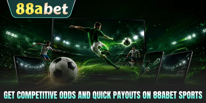 Get competitive odds and quick payouts on 88ABET sports