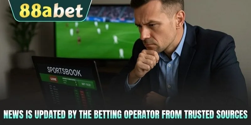 News is updated by the betting operator from trusted sources