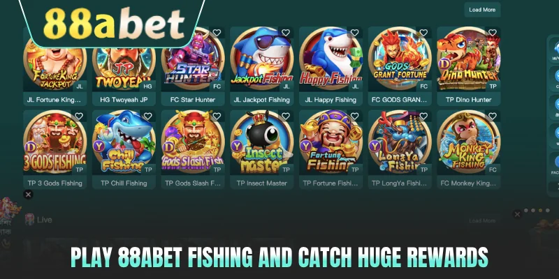 Play 88ABET Fishing and catch huge rewards