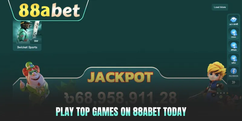 Play top games on 88ABET today
