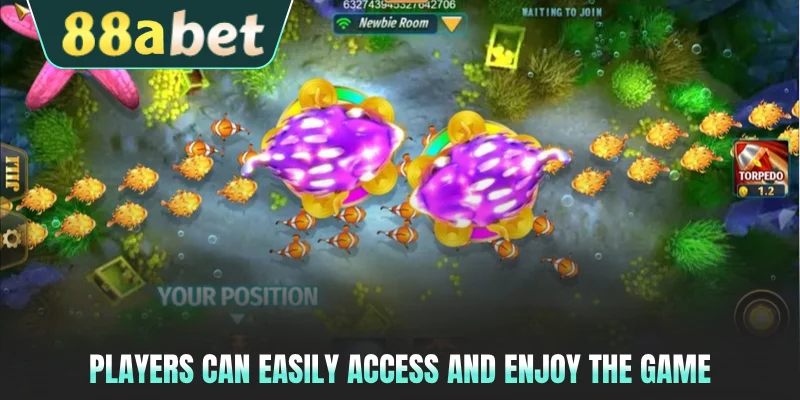 Players can easily access and enjoy the game